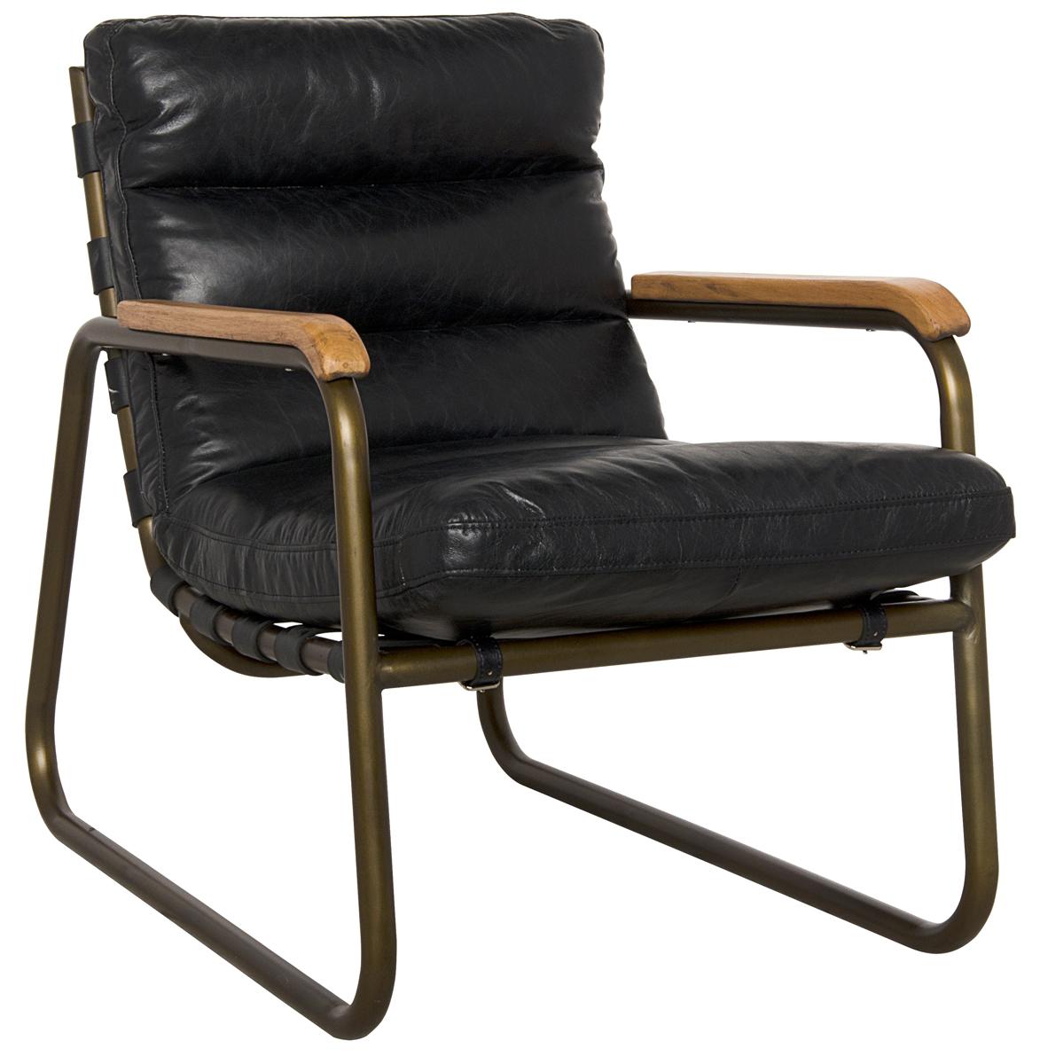 cowhide armchair