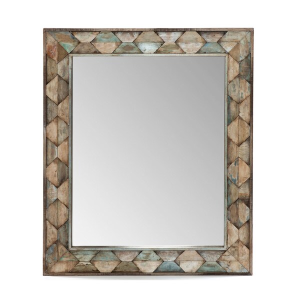 Ibiza Reclaimed Wood Mirror