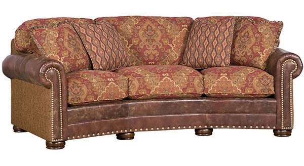 King hickory deals conversation sofa